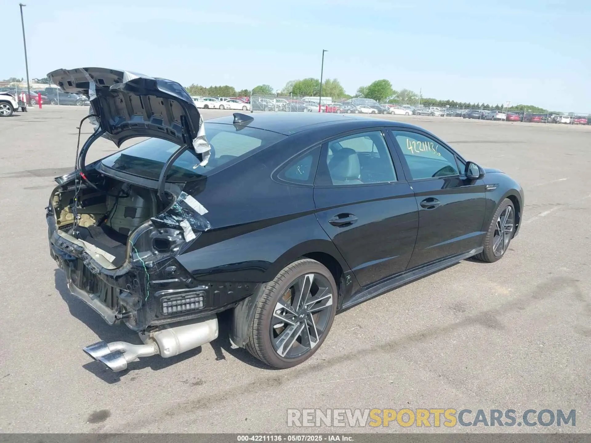 4 fotografías del automóvil dañado KMHL54JCXRA388422 HYUNDAI SONATA 2024