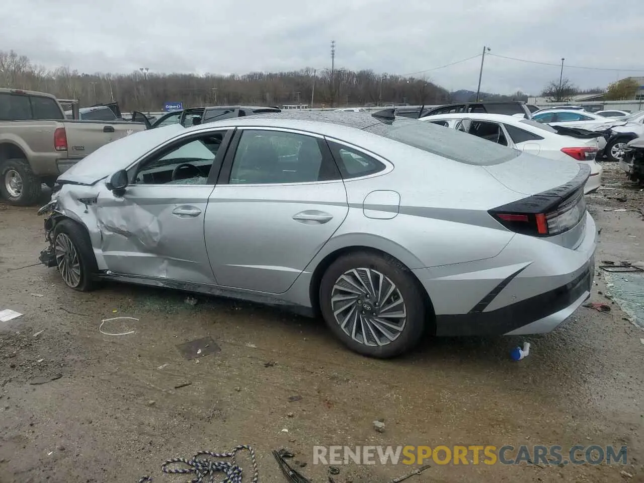 2 fotografías del automóvil dañado KMHL54JJ2RA101511 HYUNDAI SONATA 2024