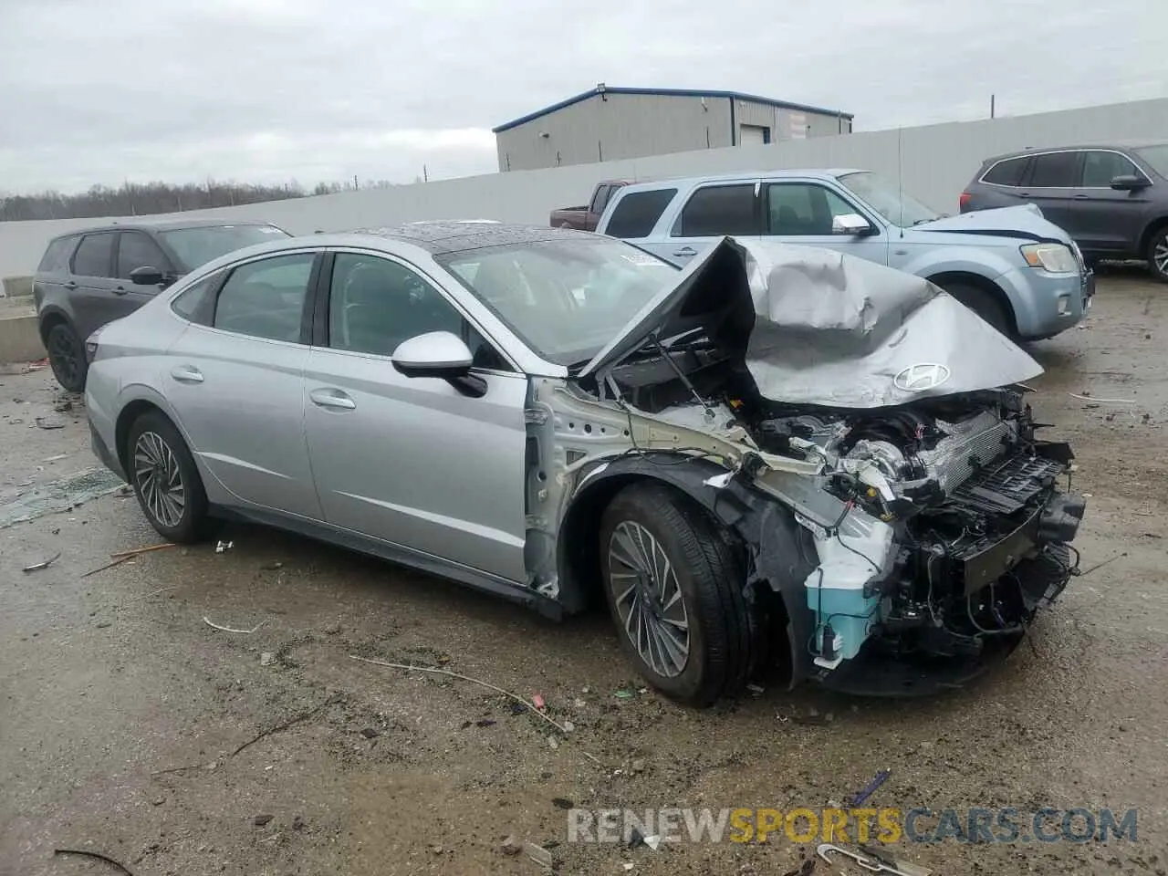 4 fotografías del automóvil dañado KMHL54JJ2RA101511 HYUNDAI SONATA 2024