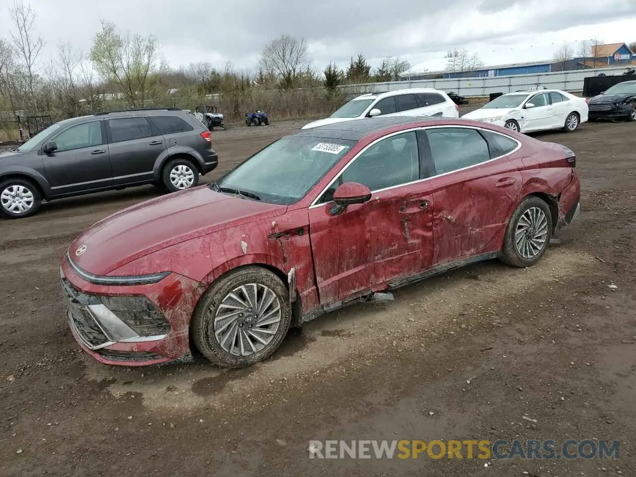 1 fotografías del automóvil dañado KMHL54JJ3RA092091 HYUNDAI SONATA 2024
