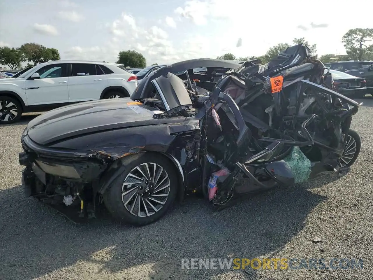 1 fotografías del automóvil dañado KMHL54JJ5RA101129 HYUNDAI SONATA 2024