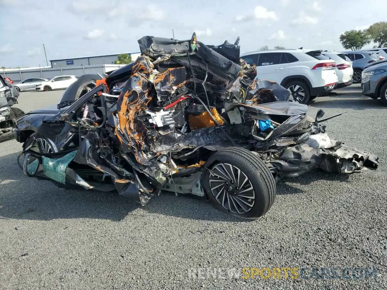 2 fotografías del automóvil dañado KMHL54JJ5RA101129 HYUNDAI SONATA 2024