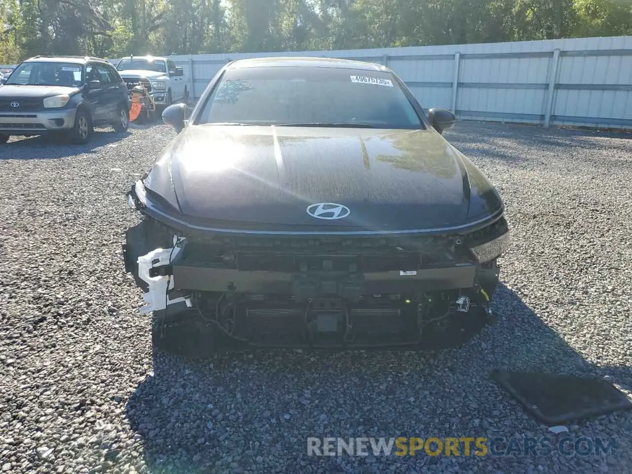 5 fotografías del automóvil dañado KMHL54JJ8RA086240 HYUNDAI SONATA 2024