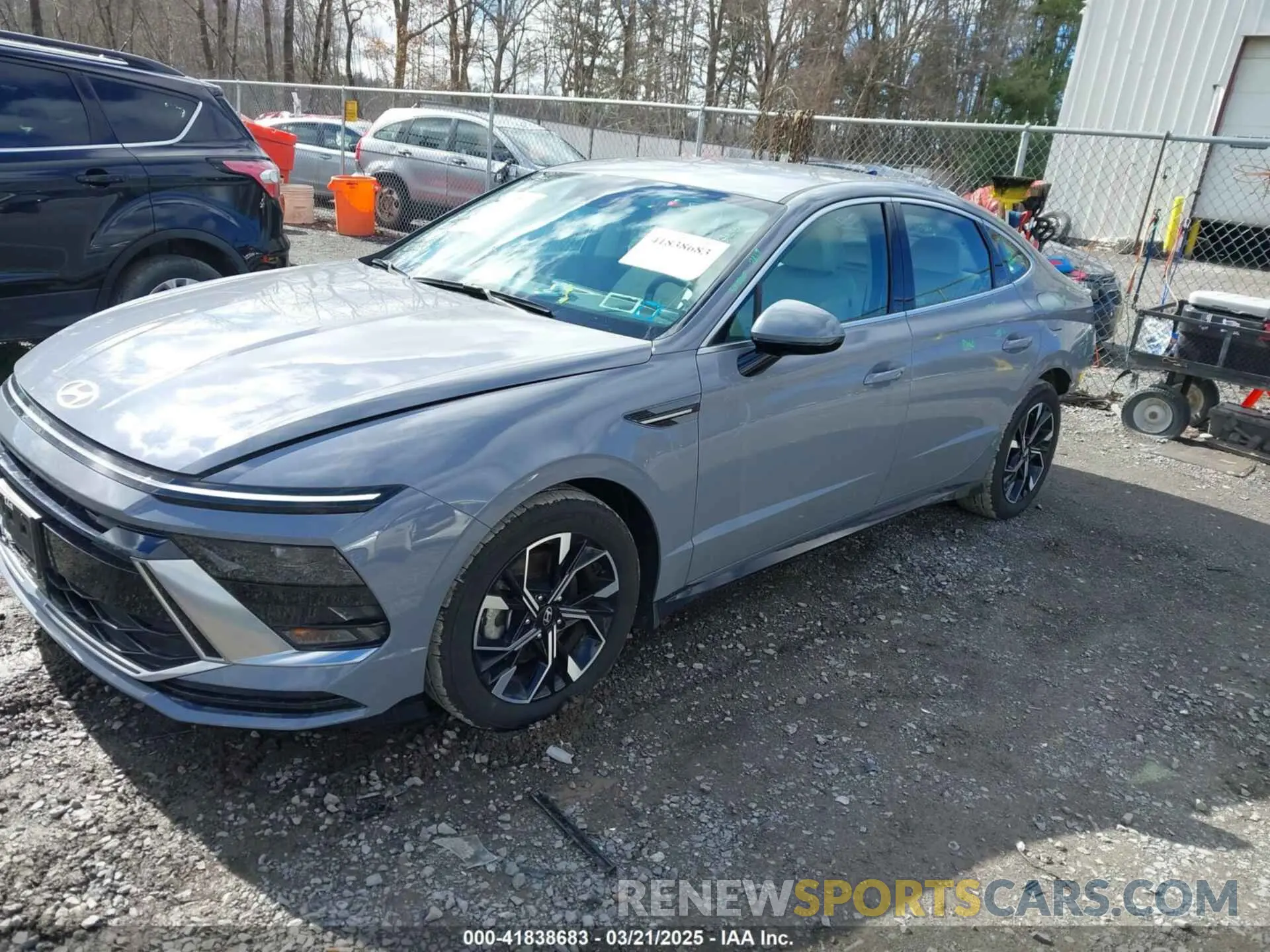 2 fotografías del automóvil dañado KMHL64JA0RA356123 HYUNDAI SONATA 2024