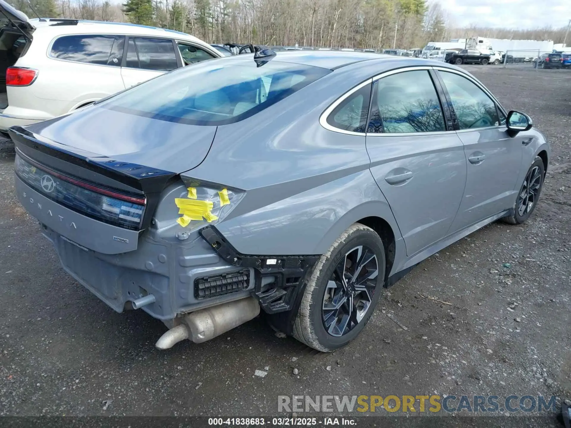 4 fotografías del automóvil dañado KMHL64JA0RA356123 HYUNDAI SONATA 2024