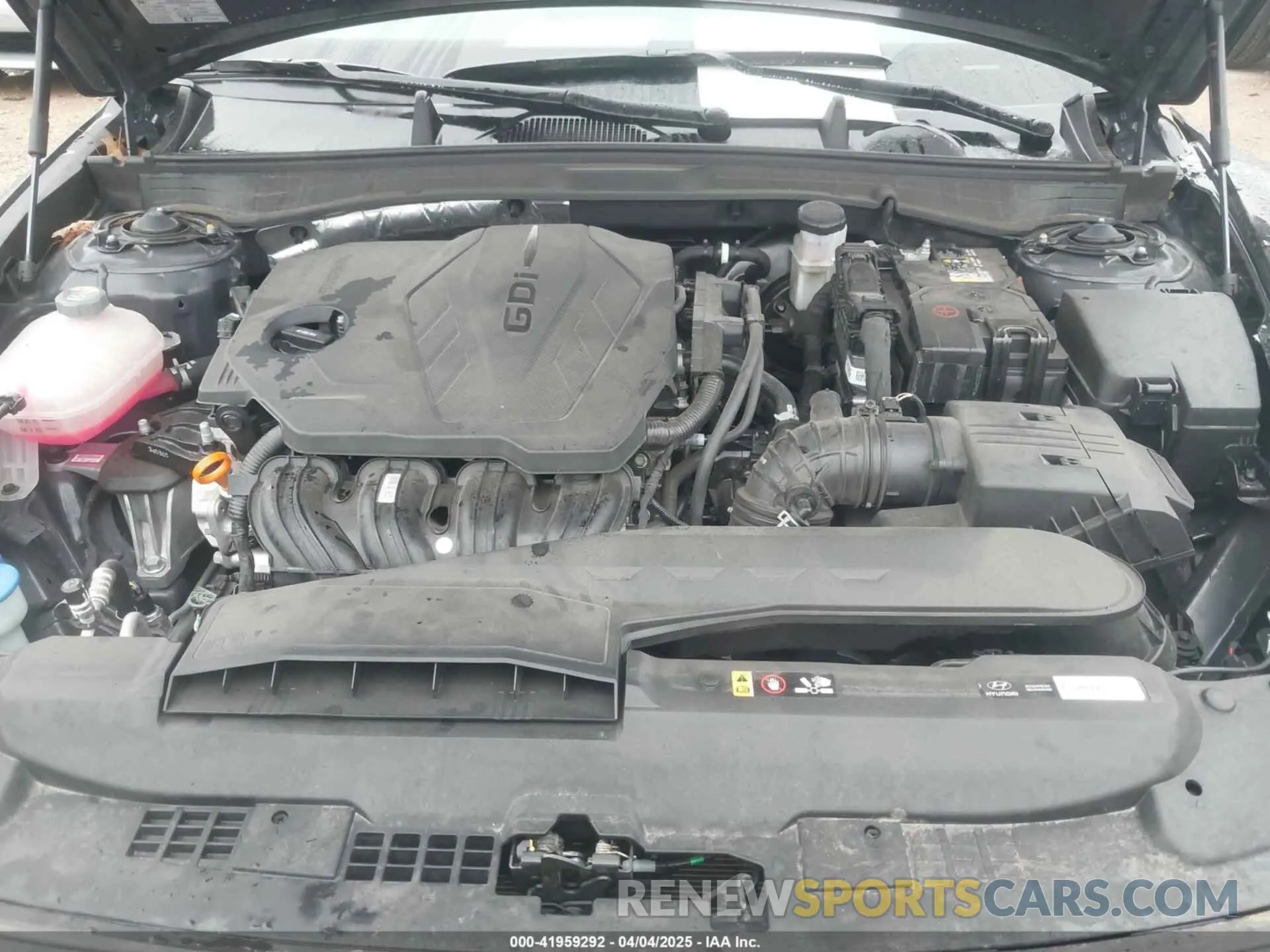 10 fotografías del automóvil dañado KMHL64JA0RA386903 HYUNDAI SONATA 2024