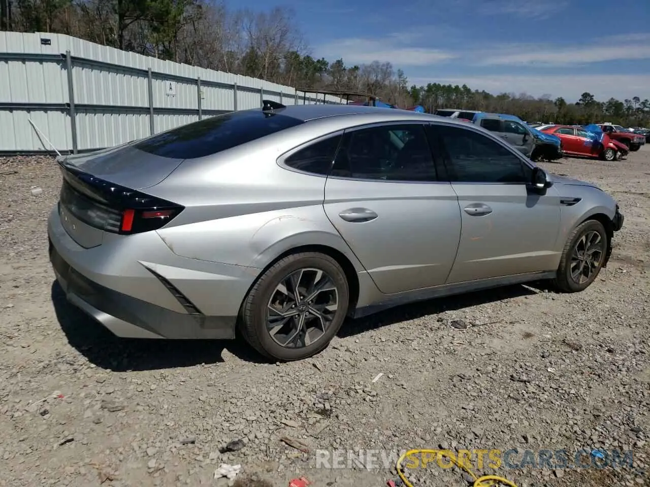 3 fotografías del automóvil dañado KMHL64JA0RA404154 HYUNDAI SONATA 2024