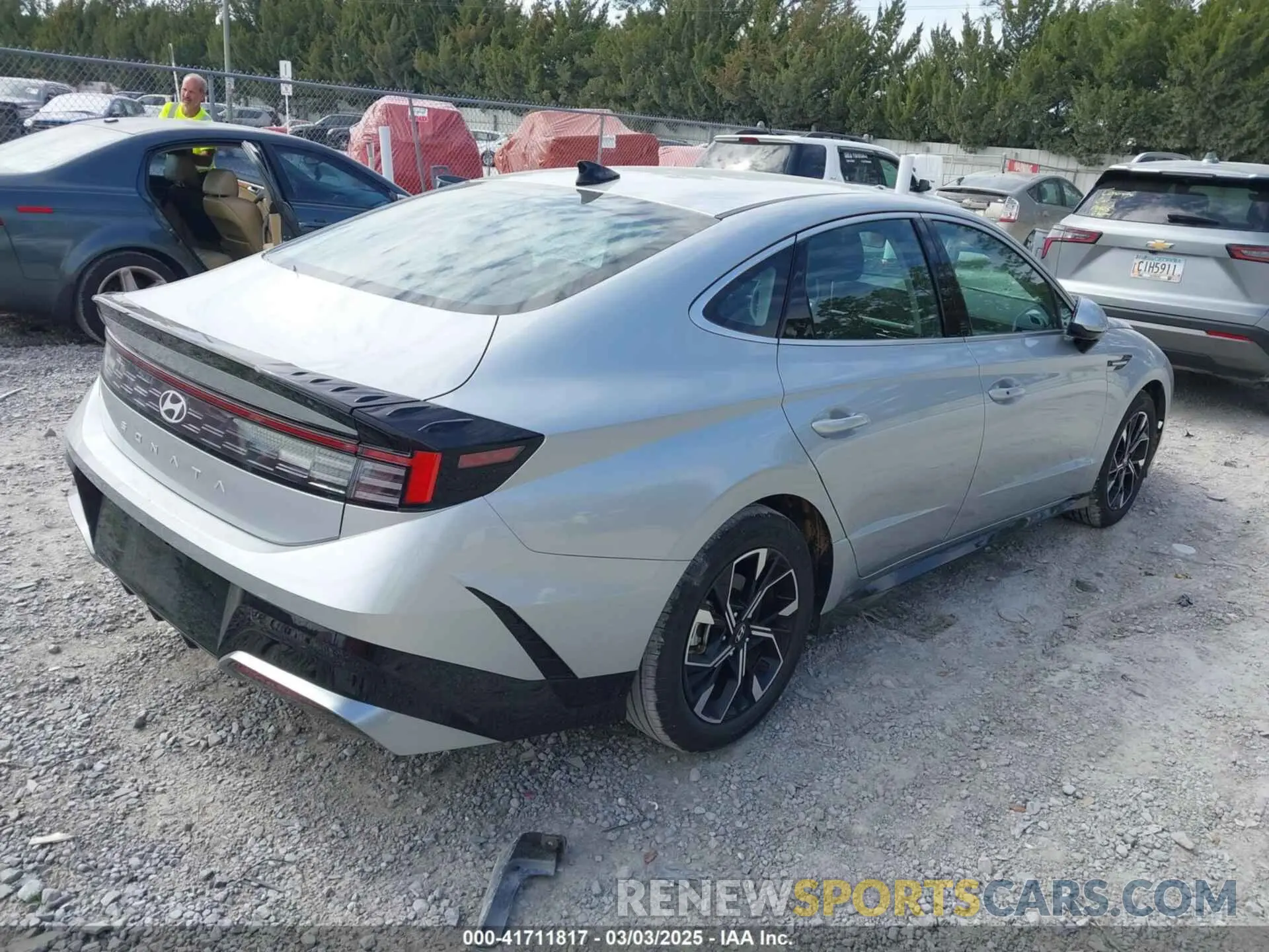 4 fotografías del automóvil dañado KMHL64JA0RA408253 HYUNDAI SONATA 2024