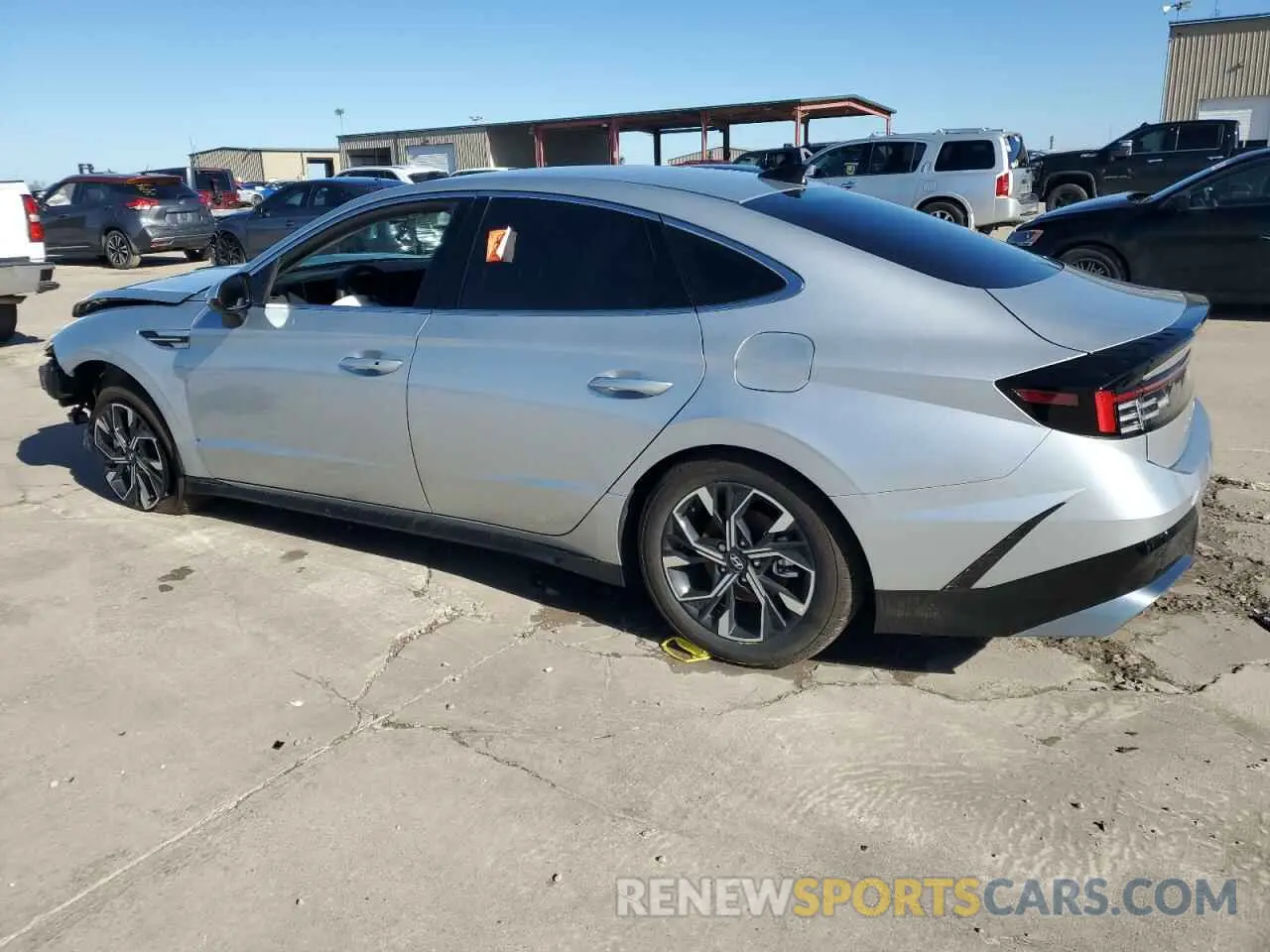 2 fotografías del automóvil dañado KMHL64JA0RA425151 HYUNDAI SONATA 2024