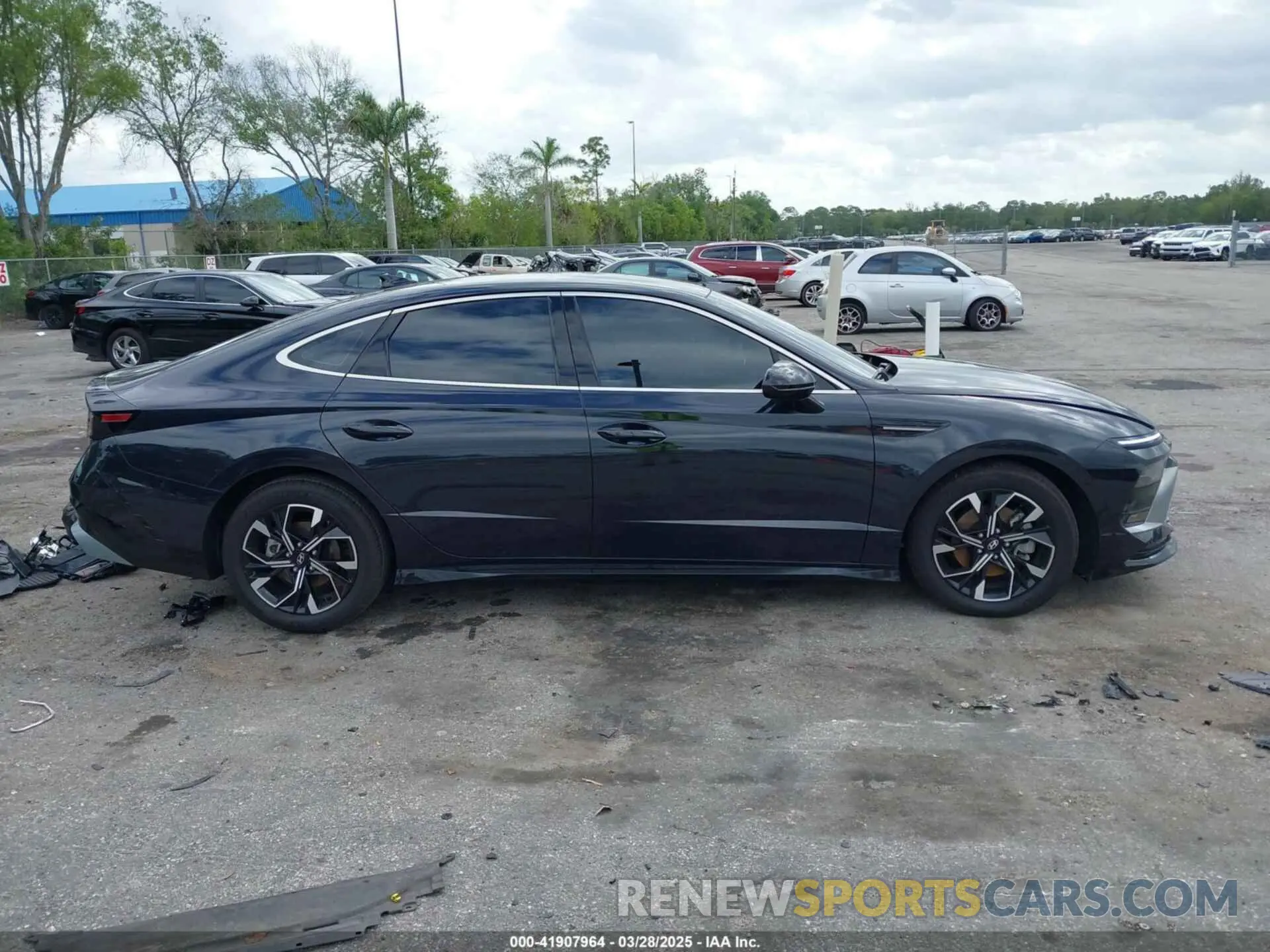 13 fotografías del automóvil dañado KMHL64JA1RA354932 HYUNDAI SONATA 2024