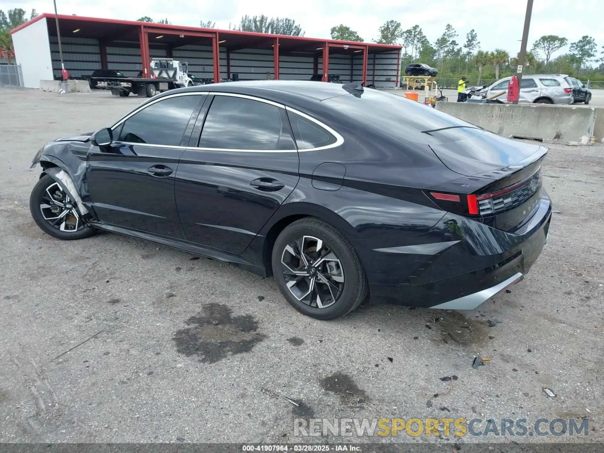 3 fotografías del automóvil dañado KMHL64JA1RA354932 HYUNDAI SONATA 2024