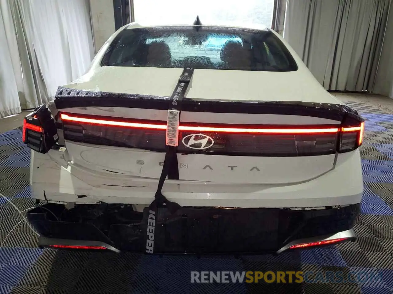 6 fotografías del automóvil dañado KMHL64JA1RA368460 HYUNDAI SONATA 2024