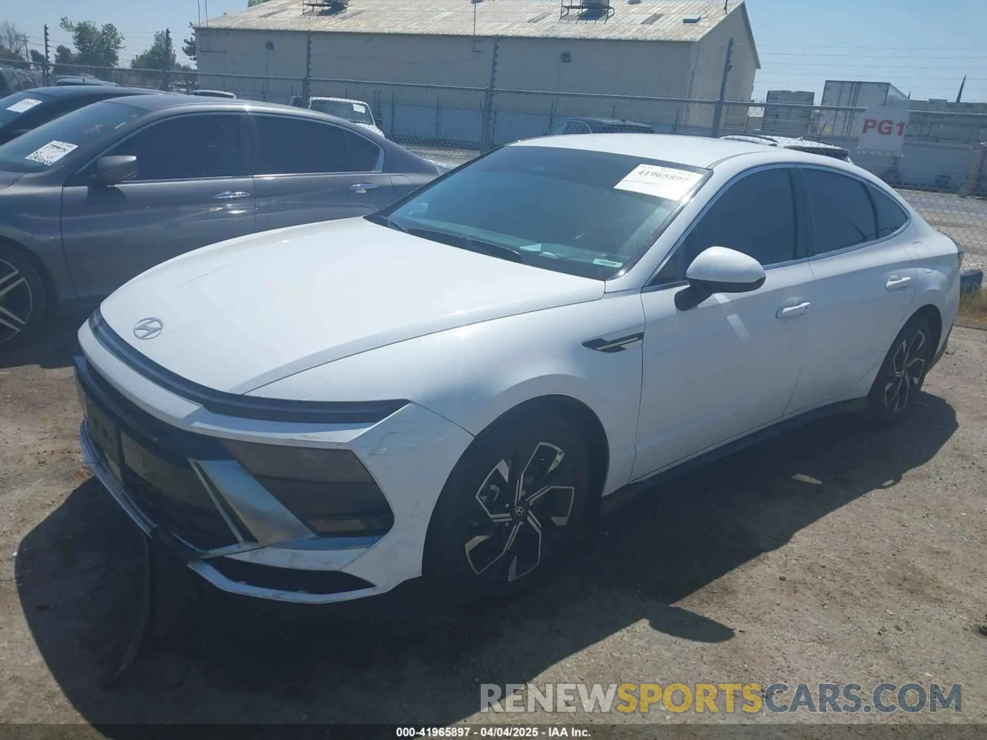 2 fotografías del automóvil dañado KMHL64JA1RA389888 HYUNDAI SONATA 2024