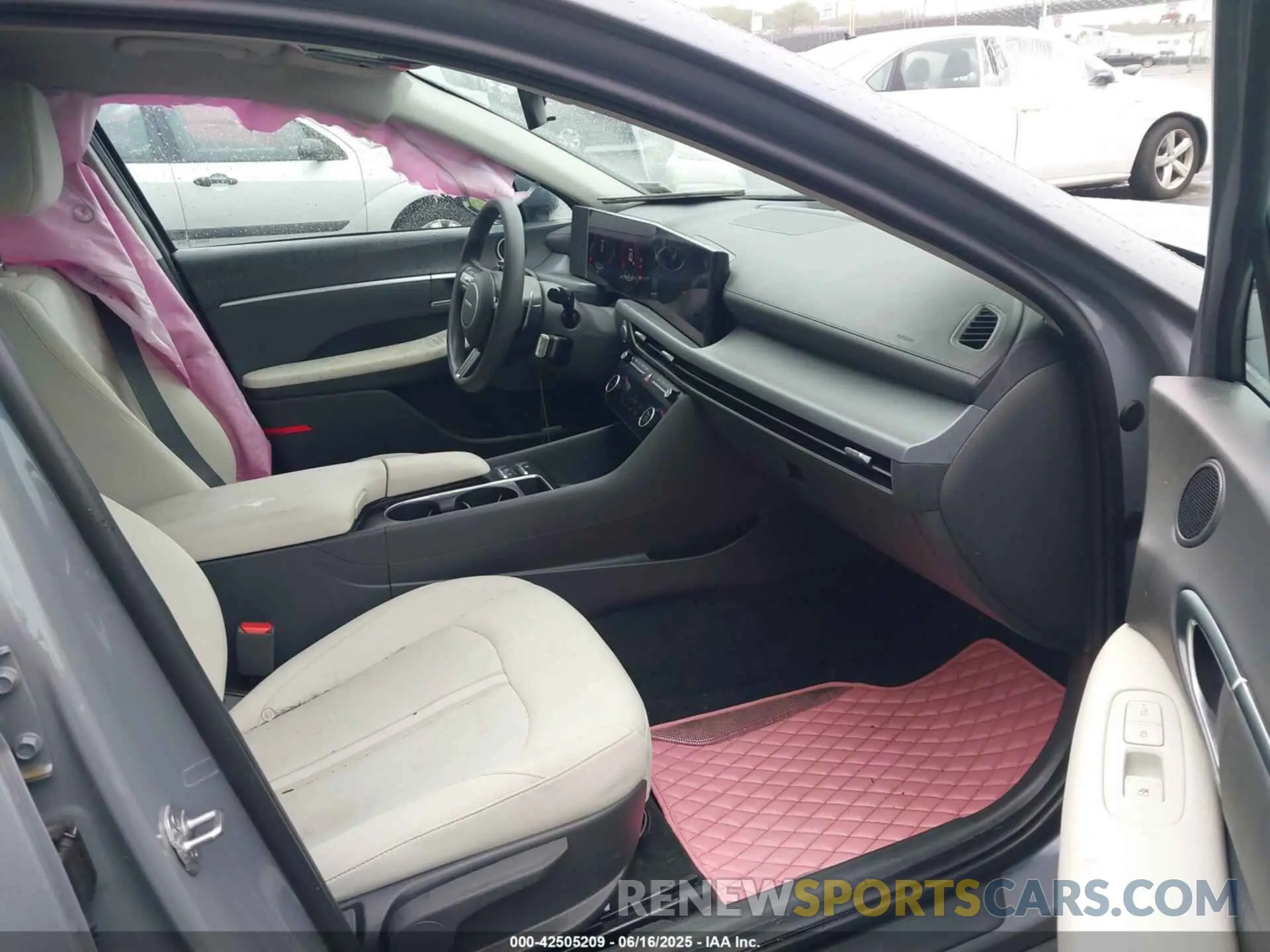5 fotografías del automóvil dañado KMHL64JA1RA399692 HYUNDAI SONATA 2024