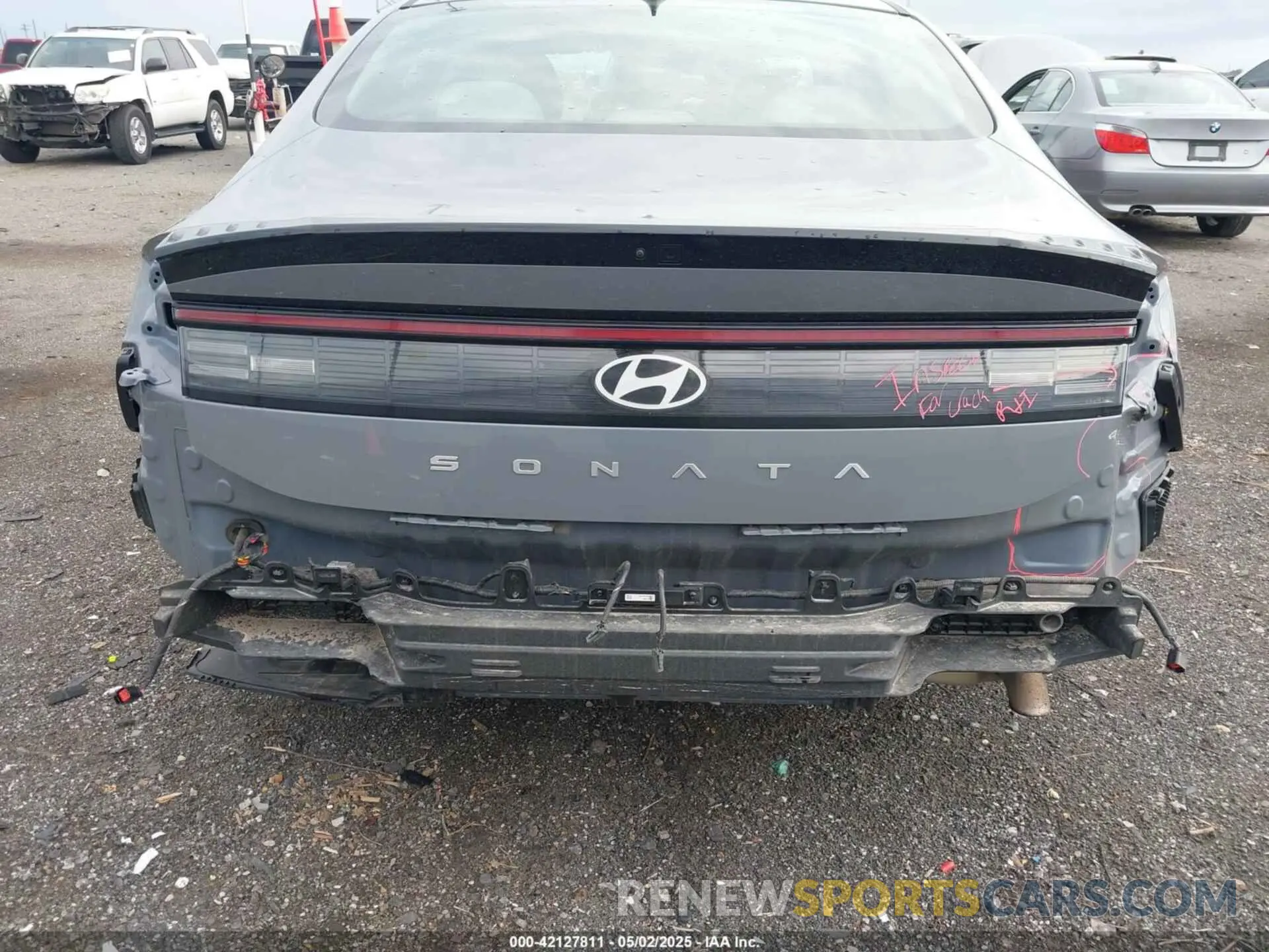 6 fotografías del automóvil dañado KMHL64JA1RA410030 HYUNDAI SONATA 2024