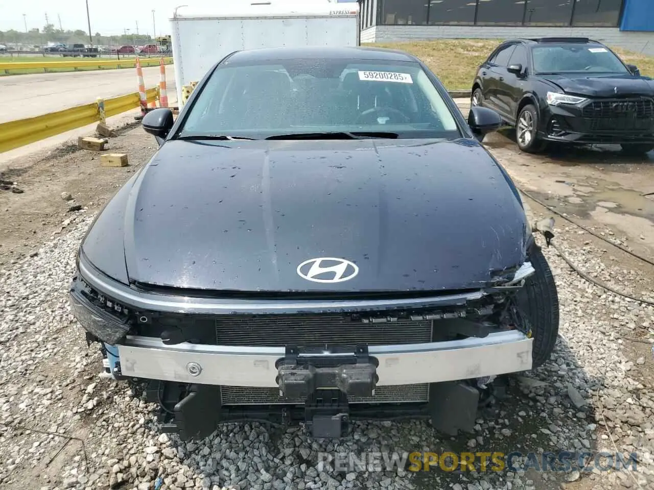 5 fotografías del automóvil dañado KMHL64JA1RA412599 HYUNDAI SONATA 2024