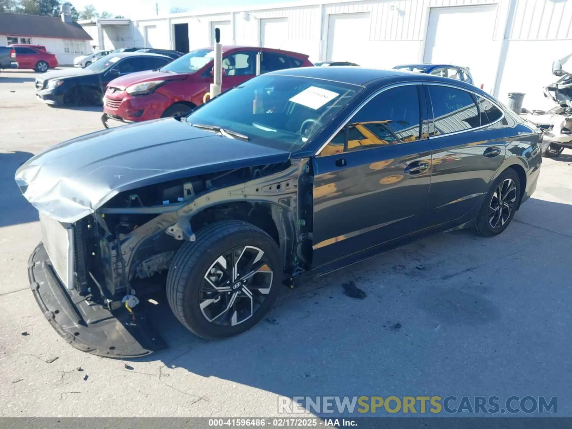 2 fotografías del automóvil dañado KMHL64JA2RA352851 HYUNDAI SONATA 2024