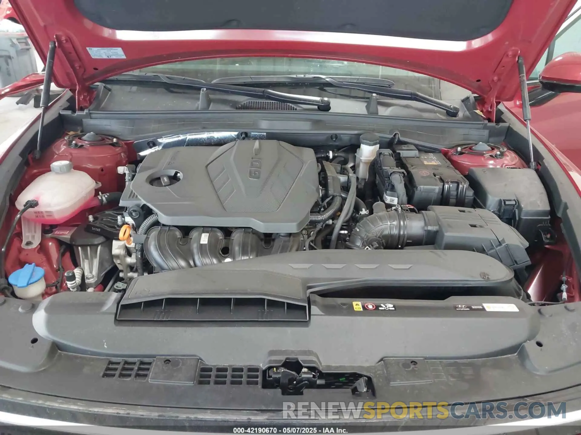 10 fotografías del automóvil dañado KMHL64JA2RA387325 HYUNDAI SONATA 2024