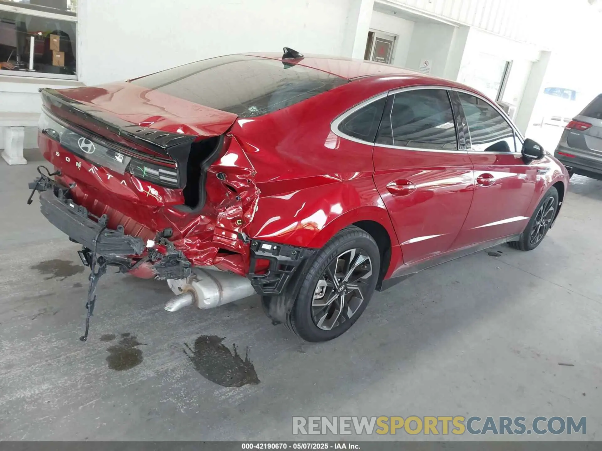 4 fotografías del automóvil dañado KMHL64JA2RA387325 HYUNDAI SONATA 2024