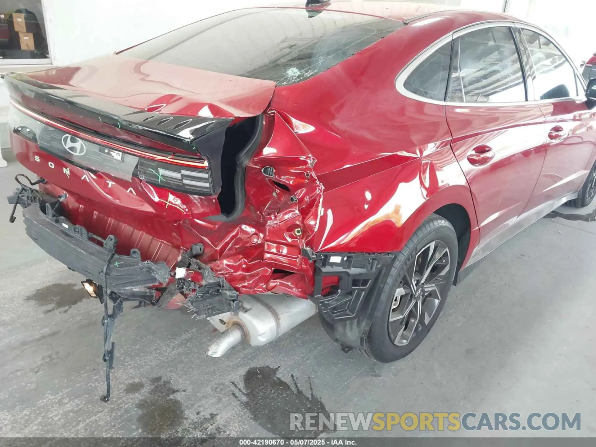 6 fotografías del automóvil dañado KMHL64JA2RA387325 HYUNDAI SONATA 2024