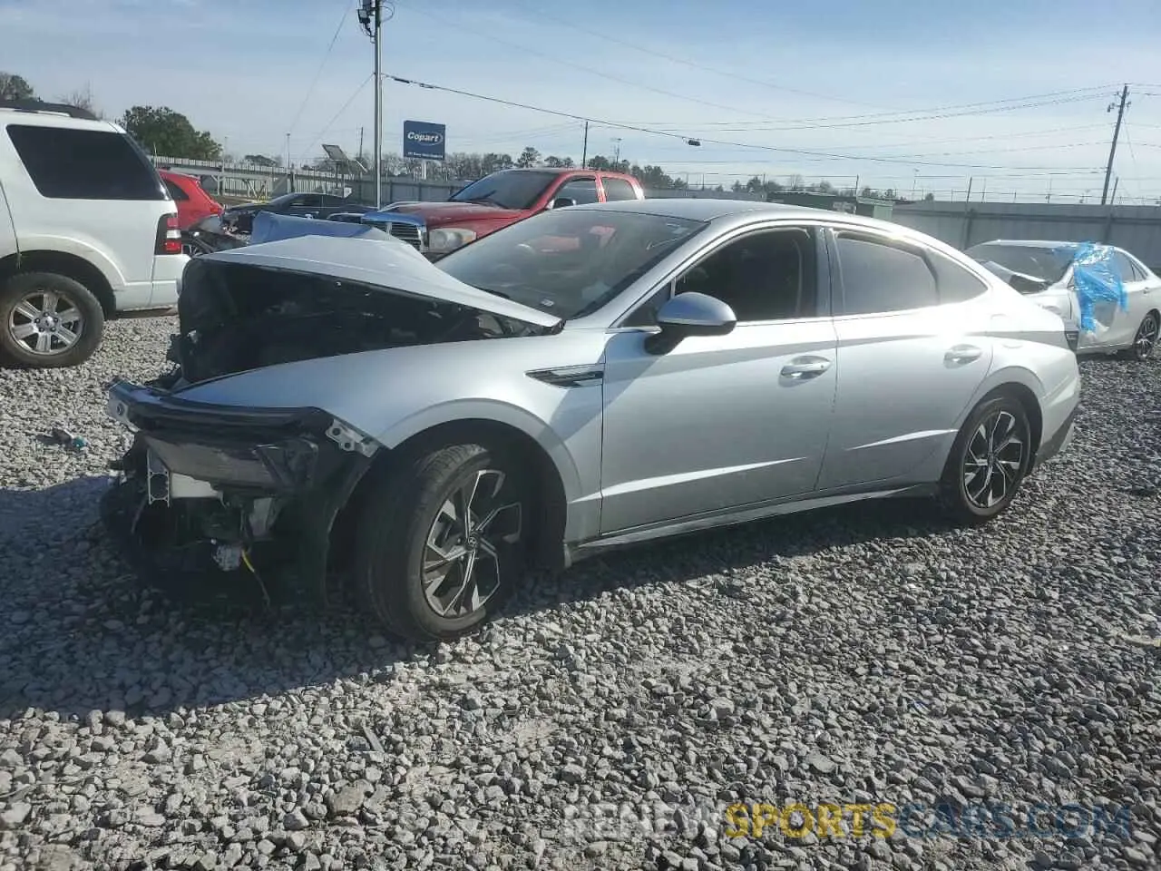 1 fotografías del automóvil dañado KMHL64JA2RA398681 HYUNDAI SONATA 2024