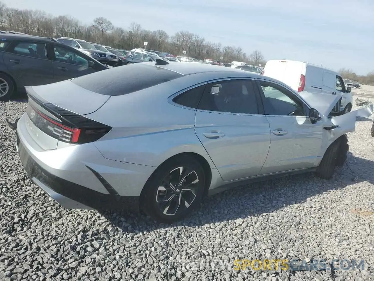 3 fotografías del automóvil dañado KMHL64JA2RA398681 HYUNDAI SONATA 2024