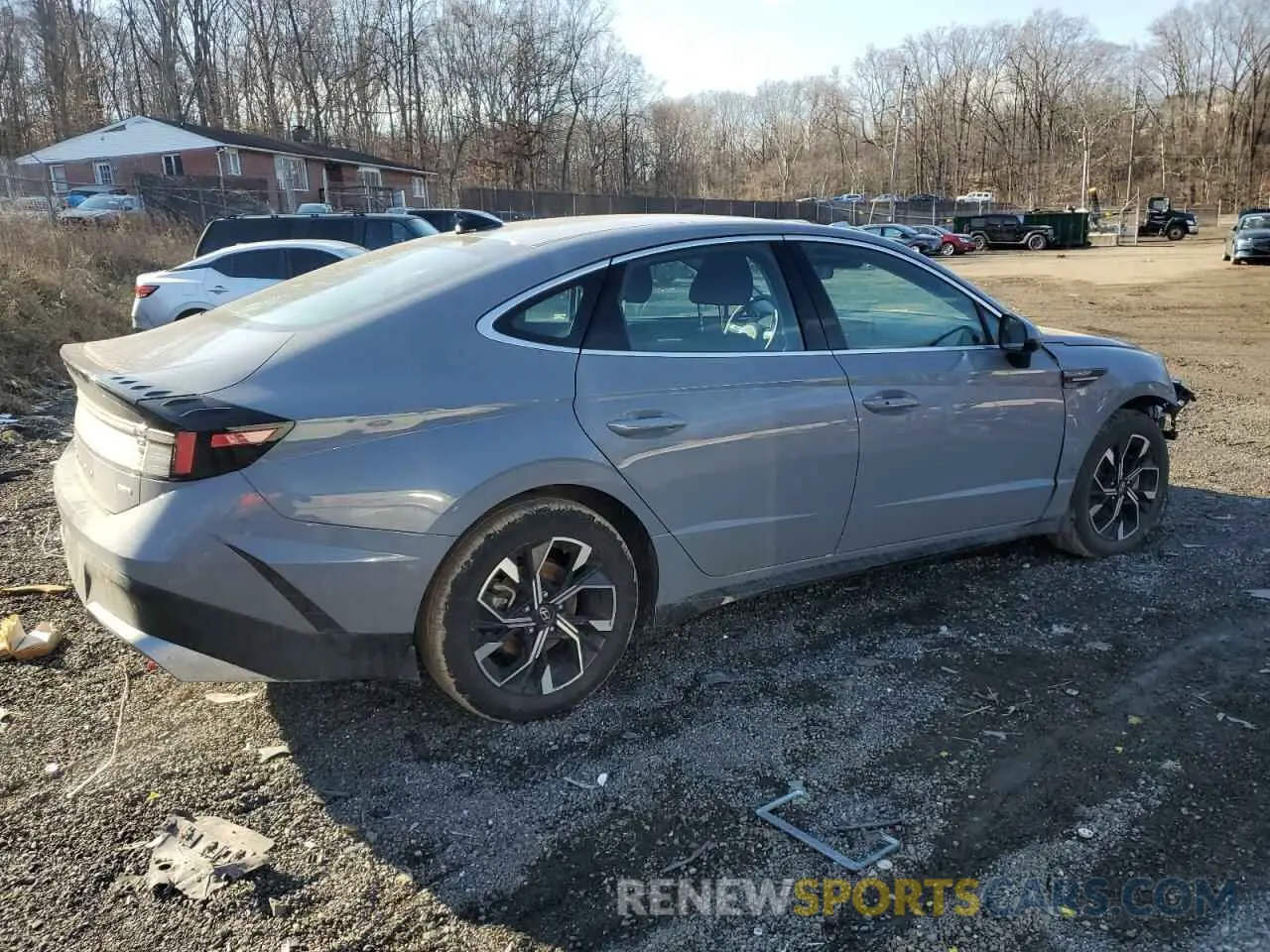 3 fotografías del automóvil dañado KMHL64JA3RA367780 HYUNDAI SONATA 2024
