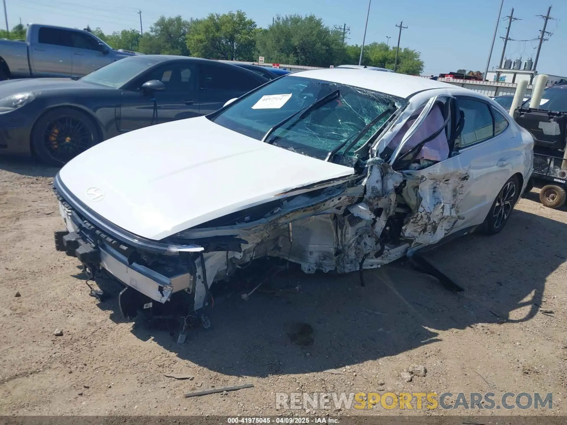2 fotografías del automóvil dañado KMHL64JA3RA369304 HYUNDAI SONATA 2024
