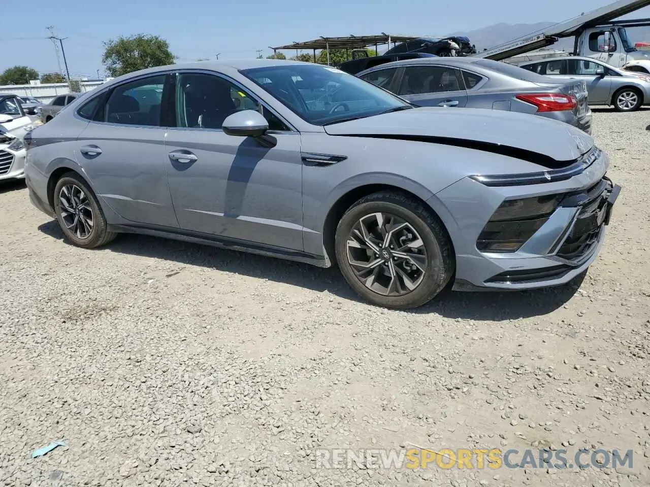 4 fotografías del automóvil dañado KMHL64JA3RA381971 HYUNDAI SONATA 2024