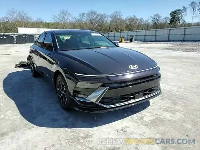 10 fotografías del automóvil dañado KMHL64JA3RA389052 HYUNDAI SONATA 2024