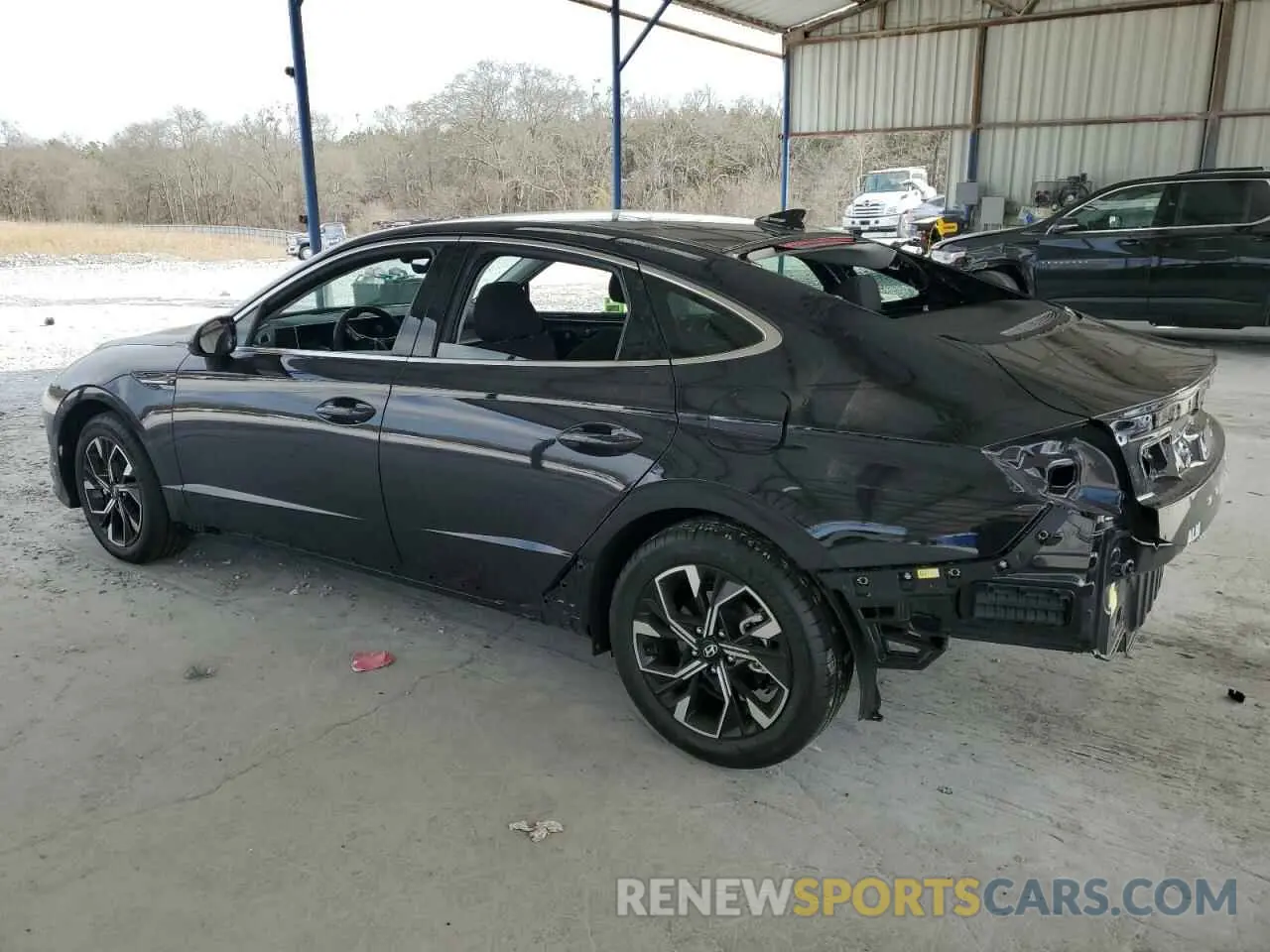2 fotografías del automóvil dañado KMHL64JA3RA389052 HYUNDAI SONATA 2024