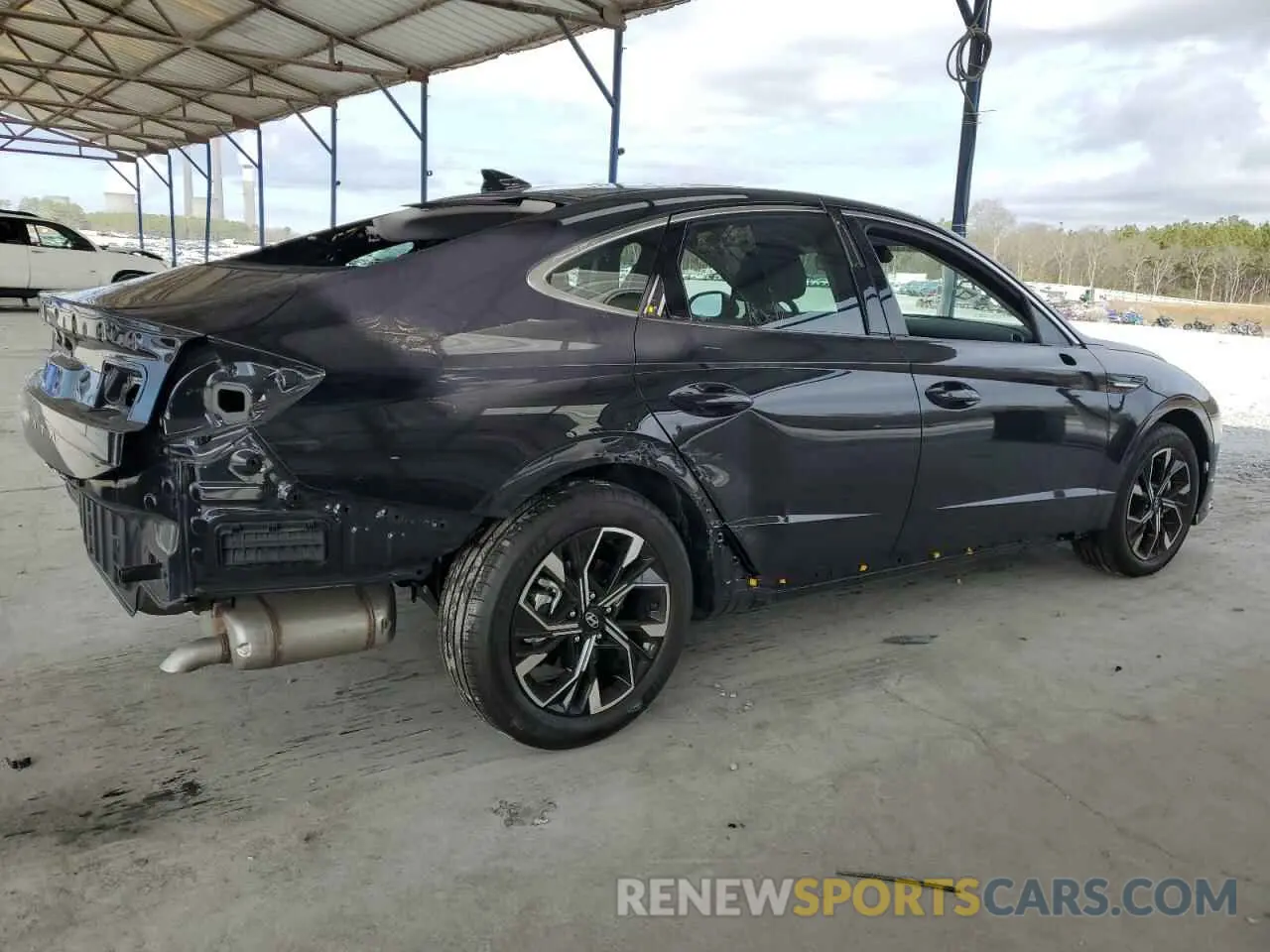 3 fotografías del automóvil dañado KMHL64JA3RA389052 HYUNDAI SONATA 2024