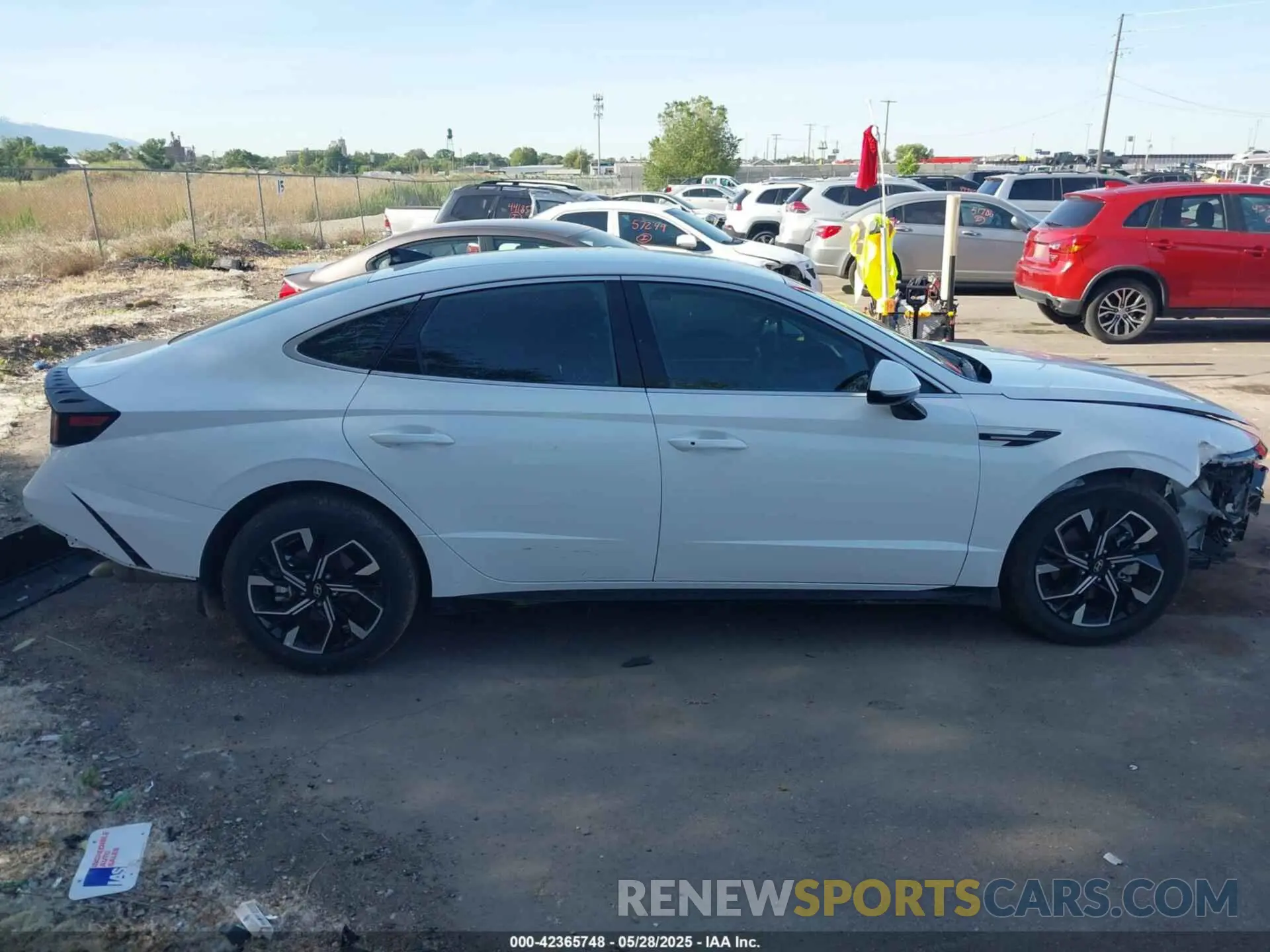 14 fotografías del automóvil dañado KMHL64JA4RA412855 HYUNDAI SONATA 2024