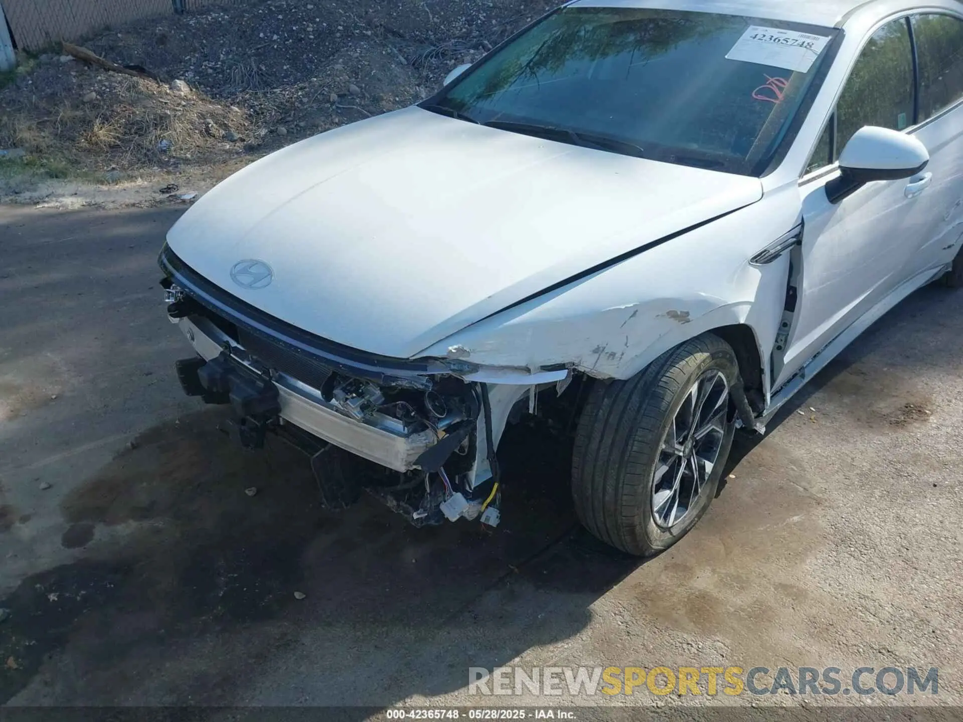 6 fotografías del automóvil dañado KMHL64JA4RA412855 HYUNDAI SONATA 2024