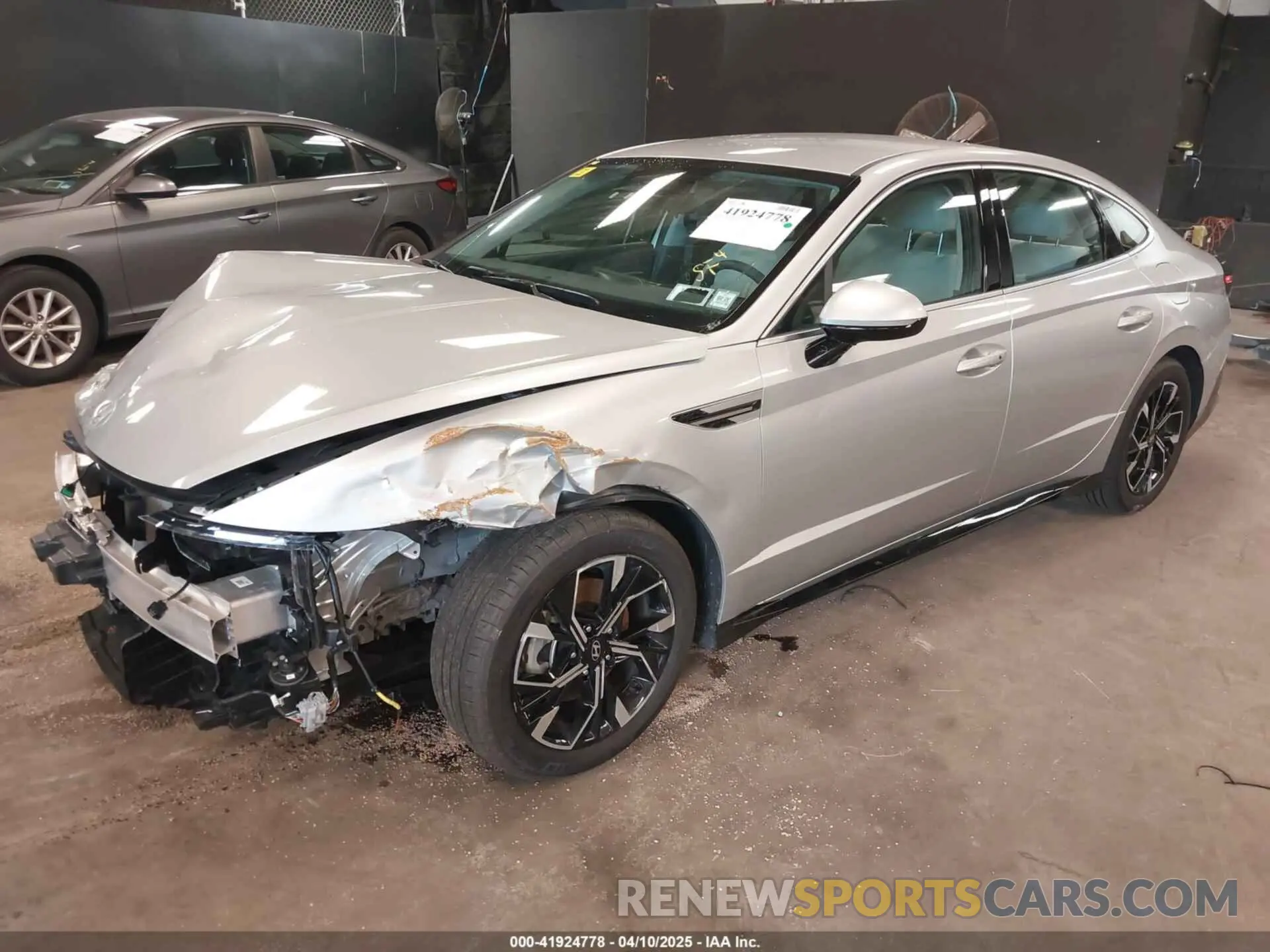2 fotografías del automóvil dañado KMHL64JA5RA368929 HYUNDAI SONATA 2024