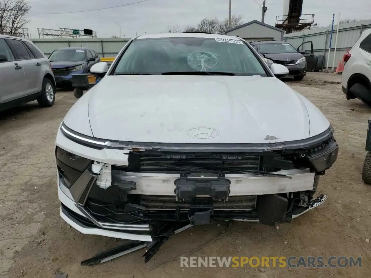 5 fotografías del automóvil dañado KMHL64JA5RA375301 HYUNDAI SONATA 2024