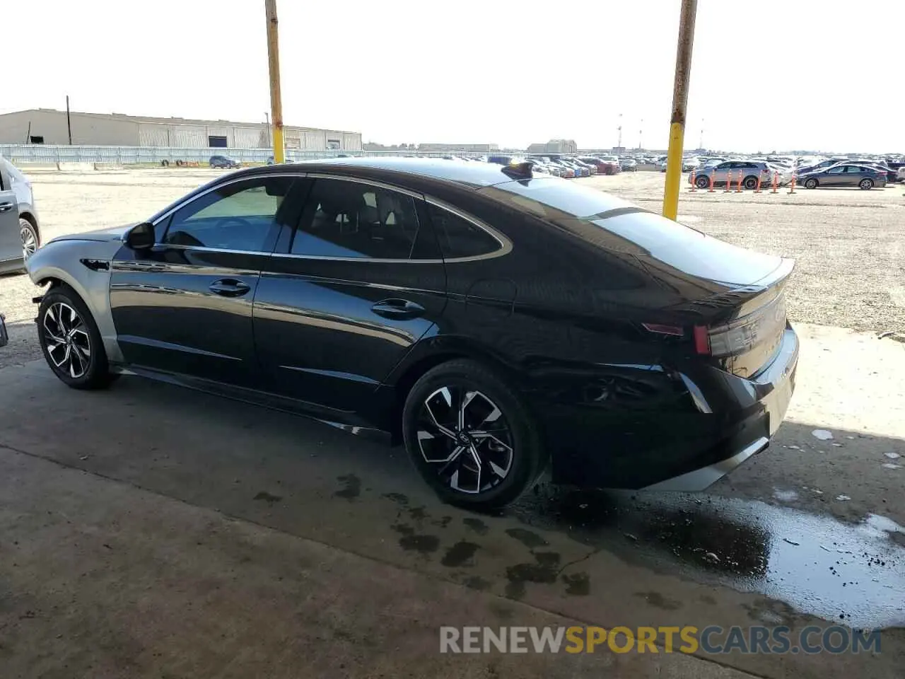 2 fotografías del automóvil dañado KMHL64JA5RA375654 HYUNDAI SONATA 2024