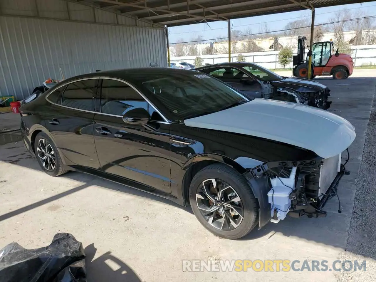 4 fotografías del automóvil dañado KMHL64JA5RA375654 HYUNDAI SONATA 2024