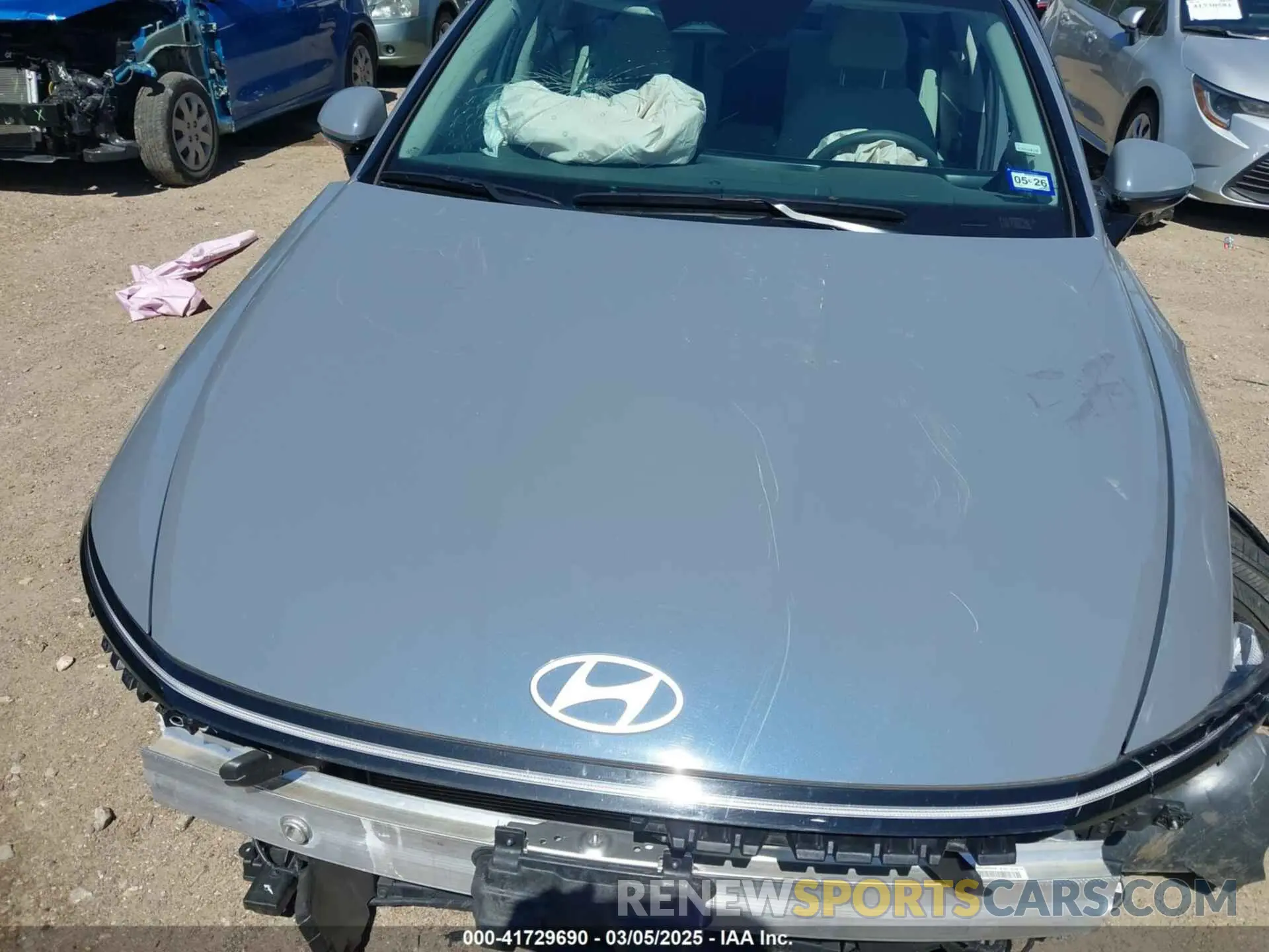 10 fotografías del automóvil dañado KMHL64JA5RA399209 HYUNDAI SONATA 2024