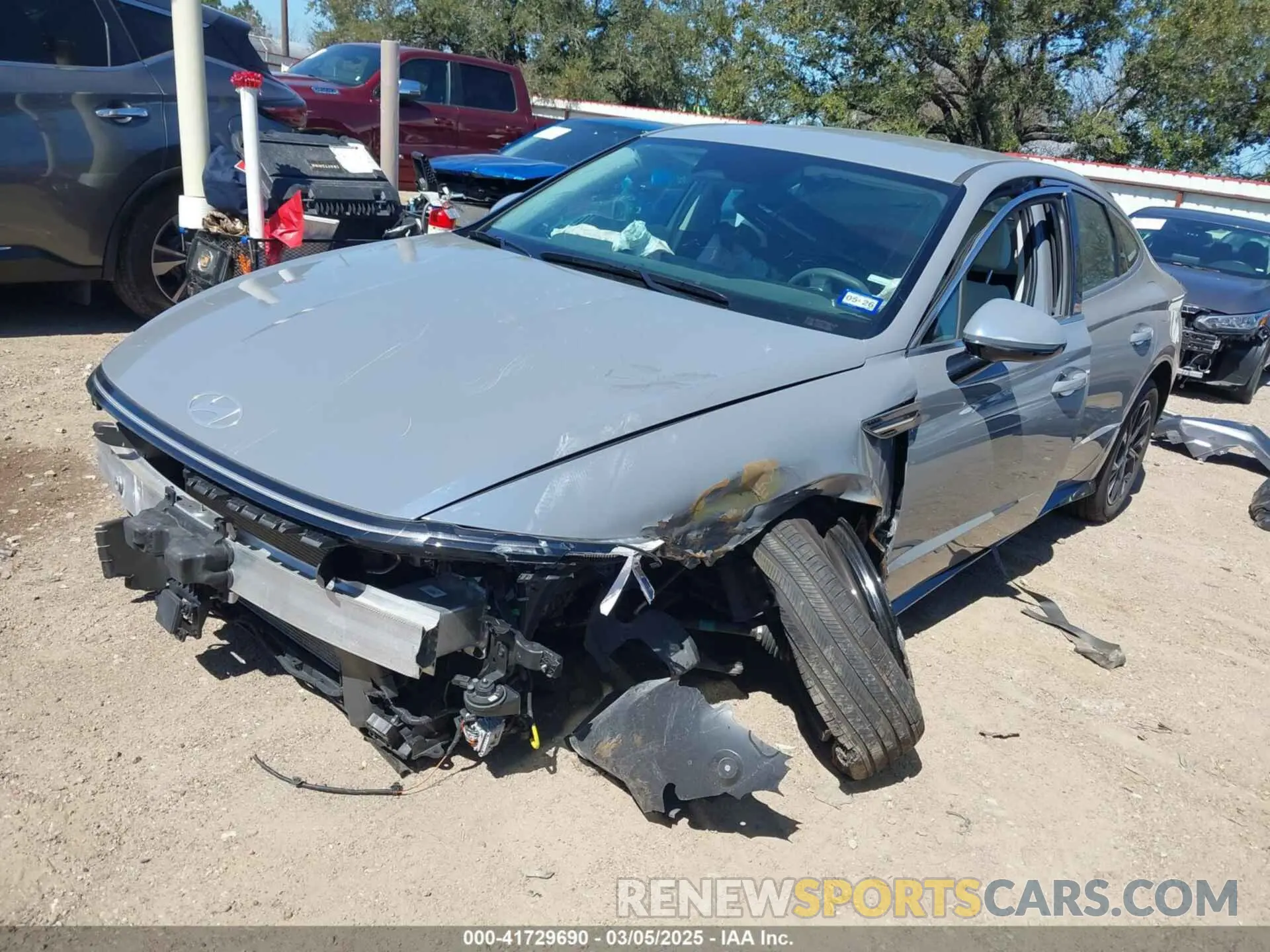 2 fotografías del automóvil dañado KMHL64JA5RA399209 HYUNDAI SONATA 2024