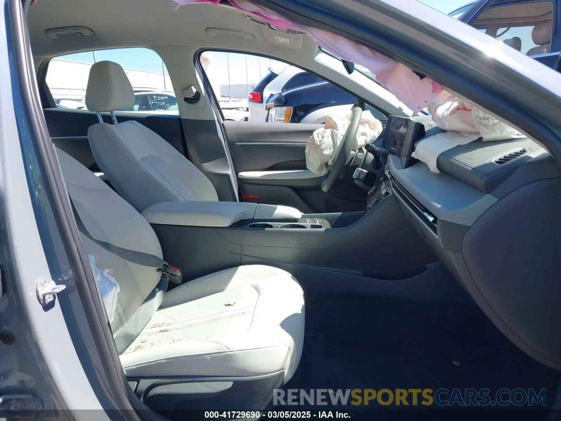 5 fotografías del automóvil dañado KMHL64JA5RA399209 HYUNDAI SONATA 2024