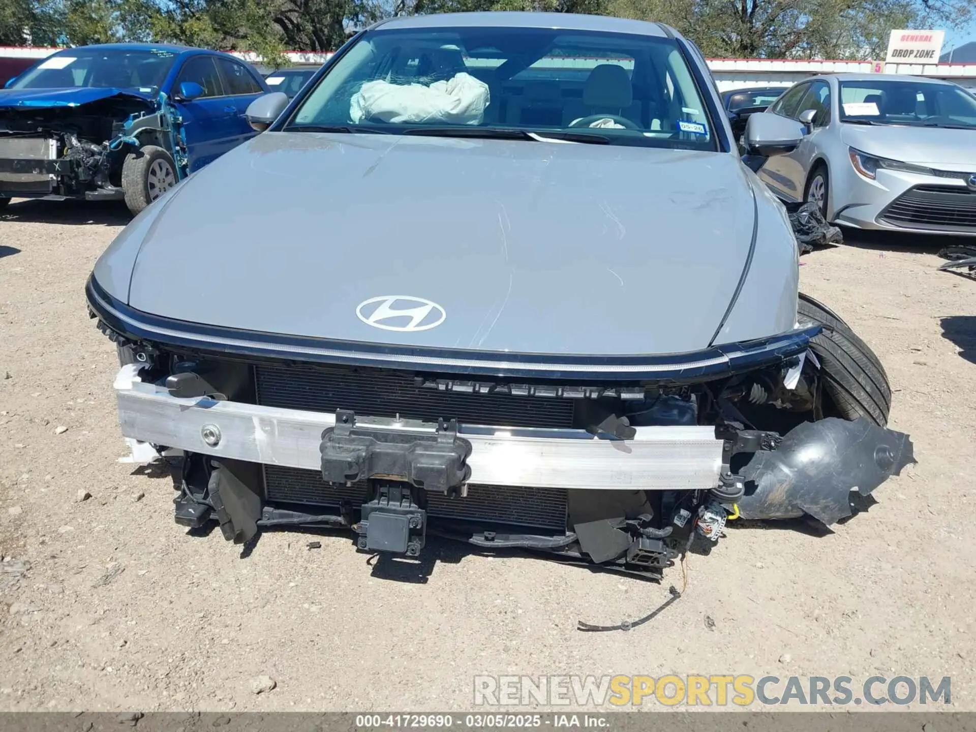 6 fotografías del automóvil dañado KMHL64JA5RA399209 HYUNDAI SONATA 2024