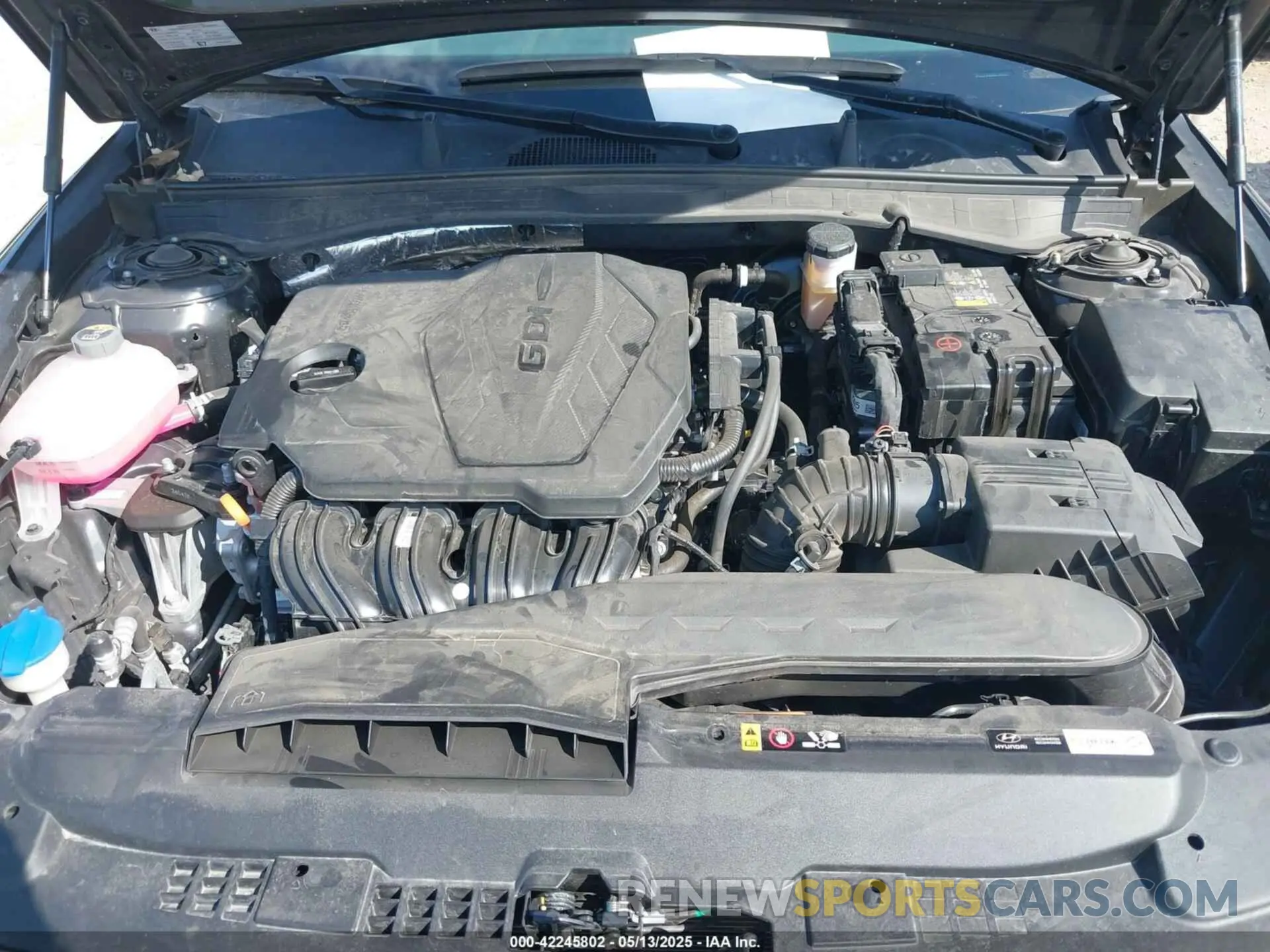 10 fotografías del automóvil dañado KMHL64JA5RA402206 HYUNDAI SONATA 2024