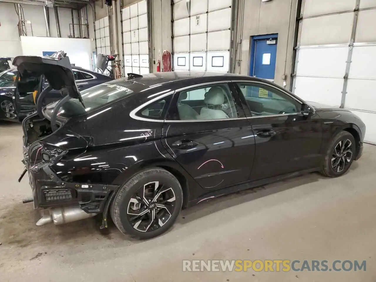 3 fotografías del automóvil dañado KMHL64JA5RA406000 HYUNDAI SONATA 2024