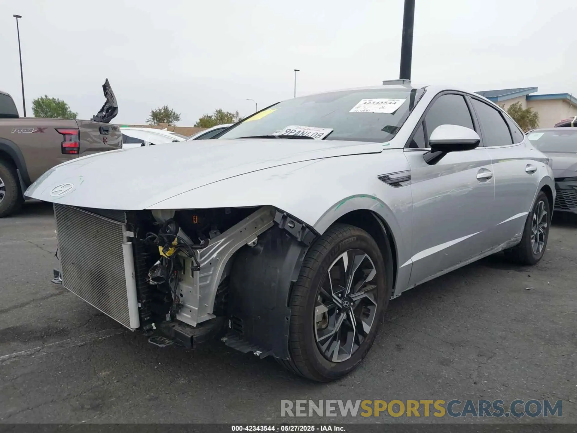 2 fotografías del automóvil dañado KMHL64JA5RA419961 HYUNDAI SONATA 2024