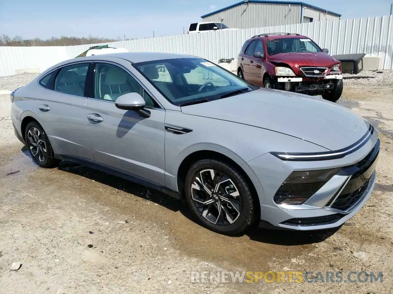 4 fotografías del automóvil dañado KMHL64JA5RA425386 HYUNDAI SONATA 2024