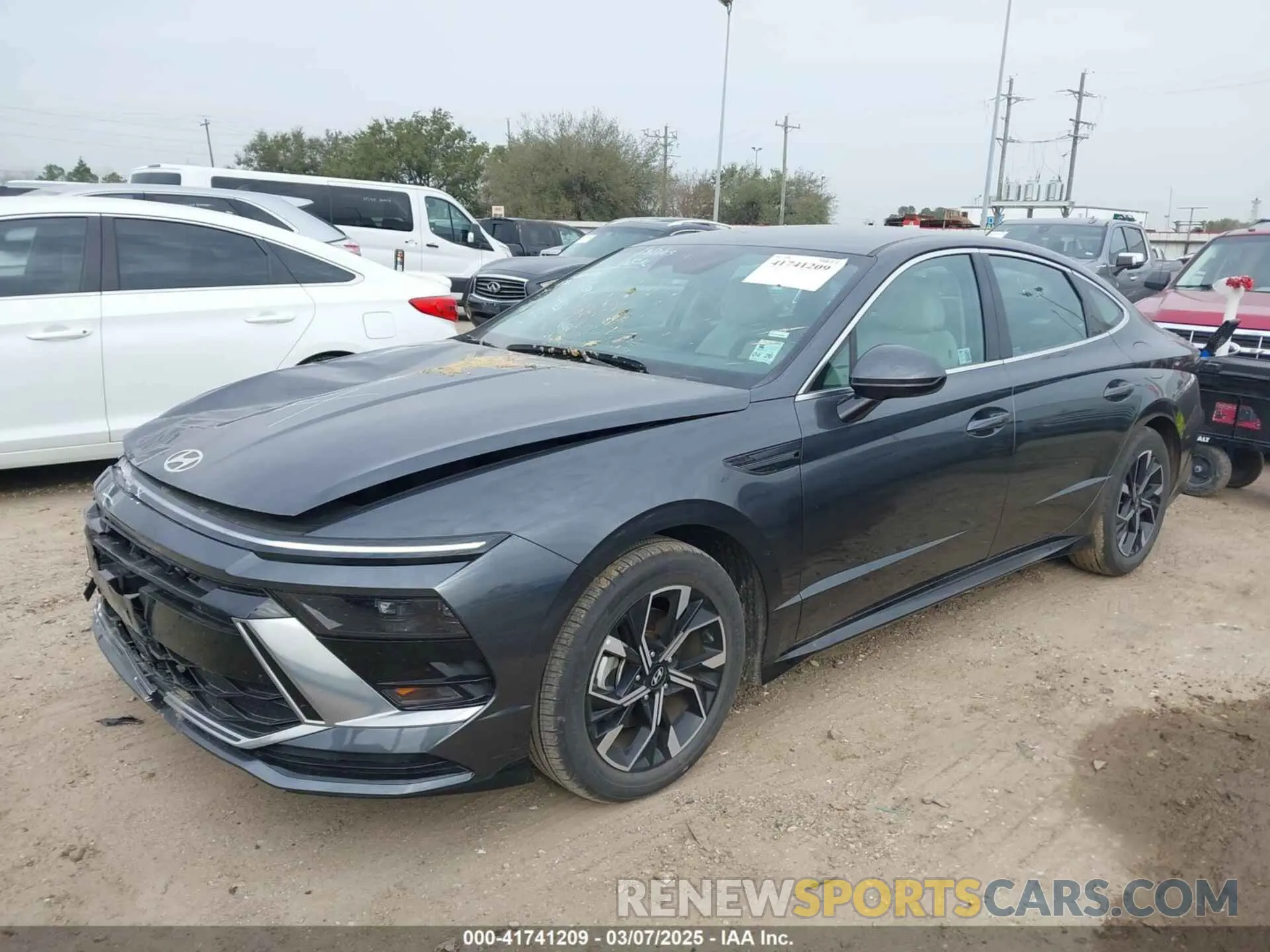 2 fotografías del automóvil dañado KMHL64JA6RA379888 HYUNDAI SONATA 2024