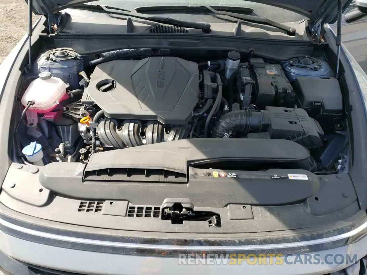 11 fotografías del automóvil dañado KMHL64JA6RA408967 HYUNDAI SONATA 2024