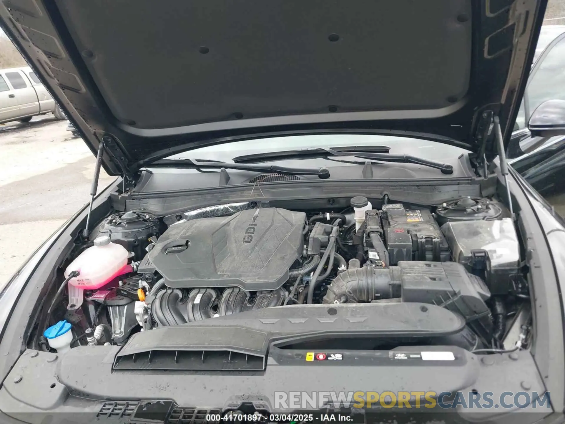 10 fotografías del automóvil dañado KMHL64JA7RA377986 HYUNDAI SONATA 2024