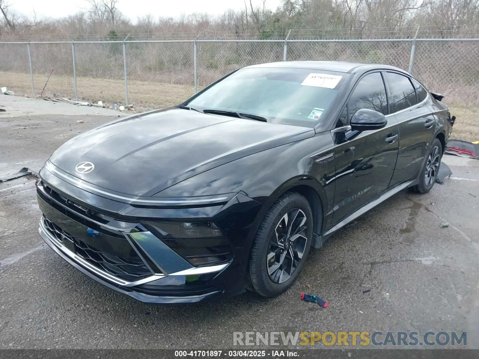 2 fotografías del automóvil dañado KMHL64JA7RA377986 HYUNDAI SONATA 2024